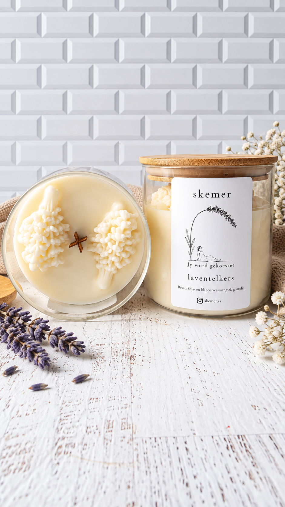 Lavender candle